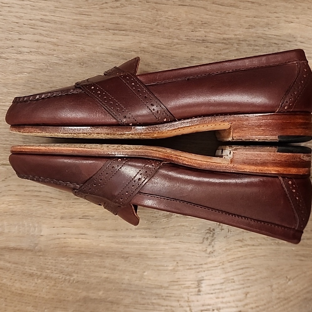 Vintage Christopher Daniels by Maine Classics Penny Loafers Hand Sewn size 7 (M) - Picture 4 of 13